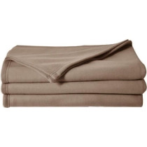 POLECO fleece blanket TAUPE 240