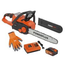 PowerPlus Dual Power Powdpgset33 - 40 V battery chainsaw, 350 mm guide