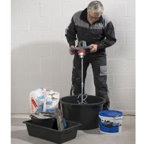 PowerPlus Concrete mixer / 1200 W Powe80070 with 120mm agitator