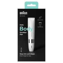 Braun Body Mini BS1000 Electric Body Trimmer for Men and Women - Wet &