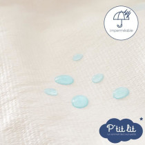 Set of 2 Anti-Mite Baby Mattress Protectors - for Bassinet, Carrycot,