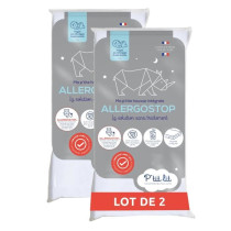 Set of 2 Allergostop Baby Mattress Protectors - 60x120 cm - Against Be
