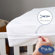 Set of 2 Allergostop Baby Mattress Protectors - 60x120 cm - Against Be