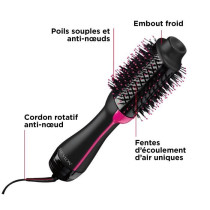 REVLON 2-in-1 Volumizing Drying Brush RVDR5222E - Pro Collection - Bla