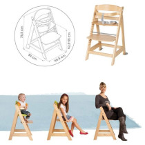 ROBA Born Up 2 in 1 High Chair + Reclining Bouncer - Sternenzauber - F