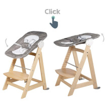 ROBA Born Up 2 in 1 High Chair + Reclining Bouncer - Sternenzauber - F