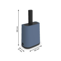 ROTHO MYPET BIALA Litter Scoop with Holder - Horizon Blue