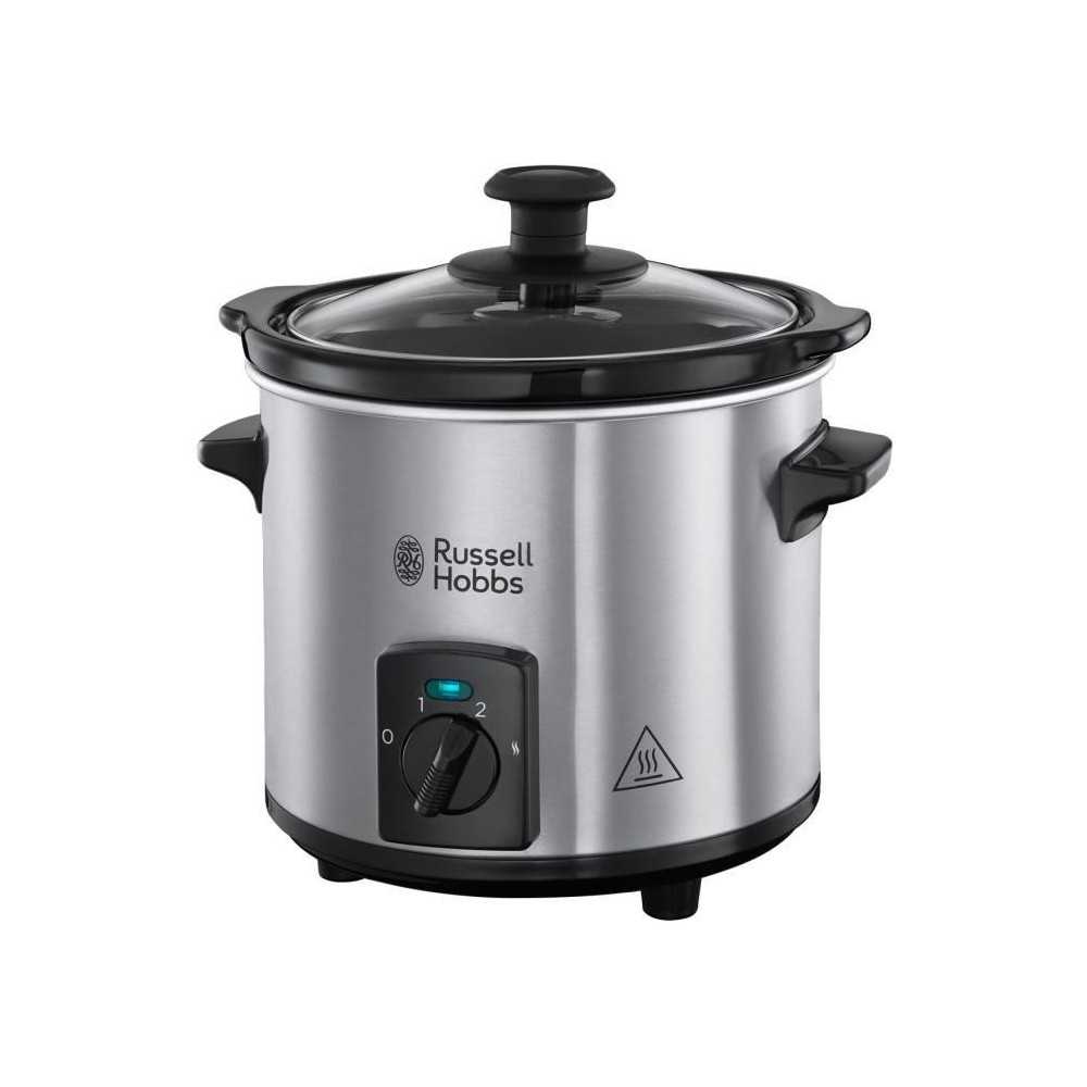 RUSSEL HOBBS 25570-56 - Compact Home Cooker 2L - brushed stainless ste