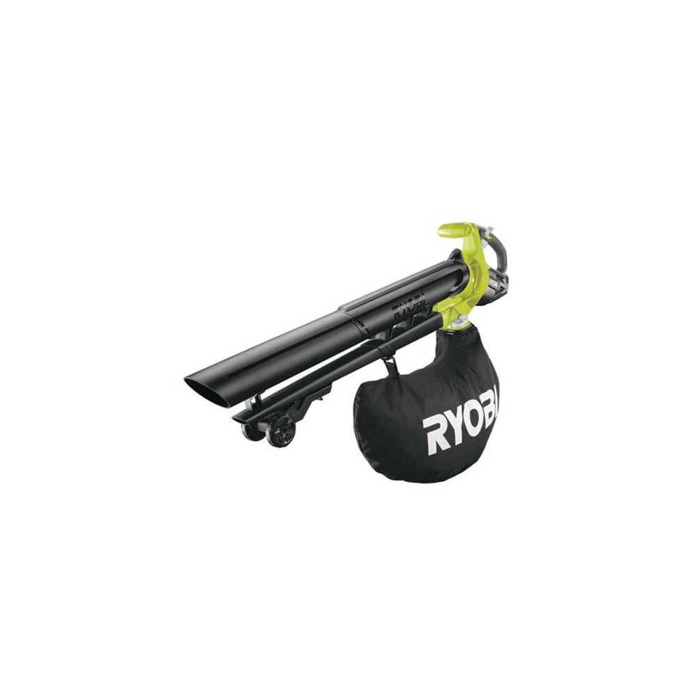 Souffleur aspiro-broyeur 2-en-1 - RYOBI - Brushless - 201 km/h - 6 m³