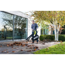 Souffleur aspiro-broyeur 2-en-1 - RYOBI - Brushless - 201 km/h - 6 m³