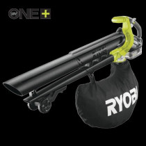 Souffleur aspiro-broyeur 2-en-1 - RYOBI - Brushless - 201 km/h - 6 m³