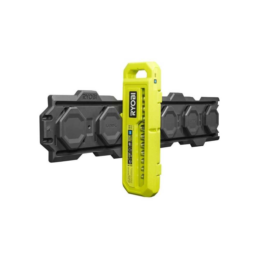 RYOBI - Coffret 1 clé 90 dents (angle de reprise 4°) et 10 douilles