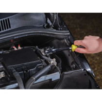 RYOBI - Coffret 1 clé 90 dents (angle de reprise 4°) et 10 douilles