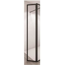 AURYS Porte de douche pivotante BALEARES ATELIER - Verre Timeless 8 mm