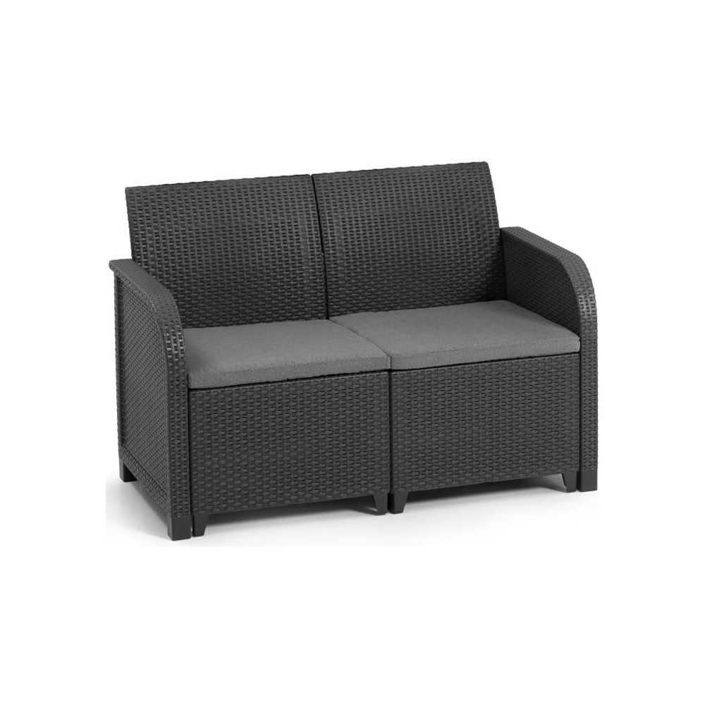 Allibert by KETER - Sanremo - garden sofa - in woven rattan look resin