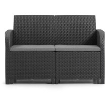 Allibert by KETER - Sanremo - garden sofa - in woven rattan look resin