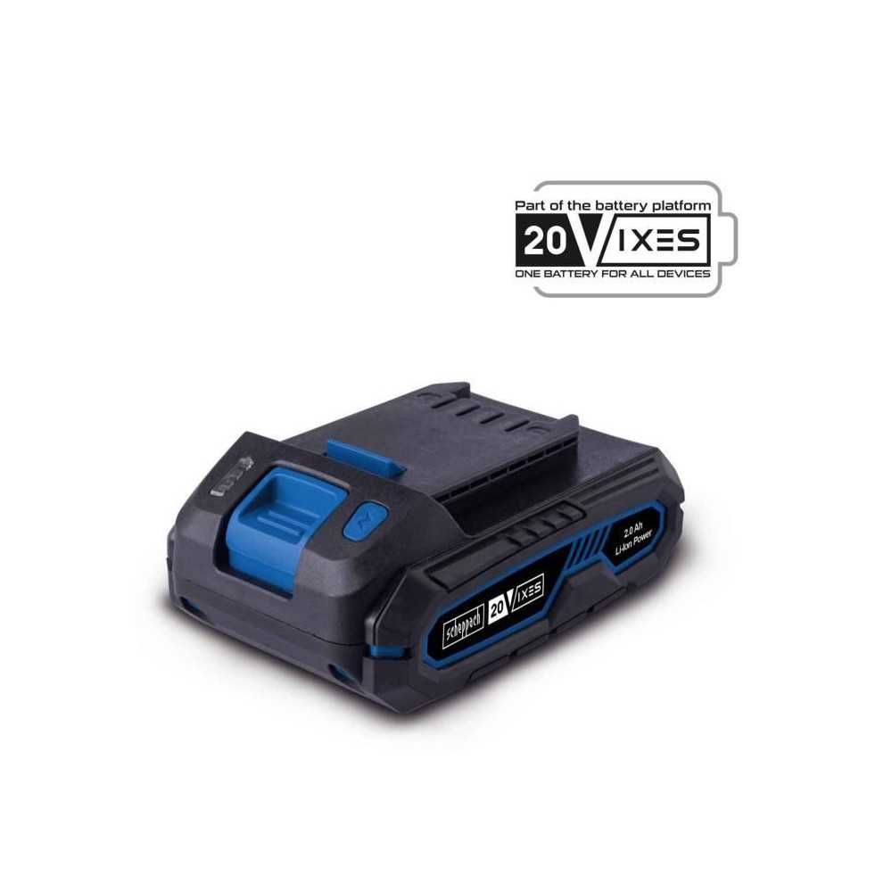 20V 2Ah Li-ion battery - 20V IXES SCHEPPACH SBP2.0 - Universal battery 20V 2Ah Li-ion battery - 20V IXES SCHEPPACH SBP2.0 - Universal battery