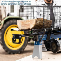Fendeur de bûches électrique horizontal HL760LS 7T 2200W - SCHEPPACH