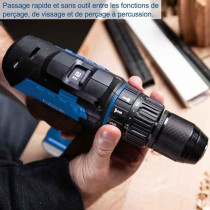 Impact drill - SCHEPPACH - 20V IXES - Torque 45 Nm - 13mm chuck - with