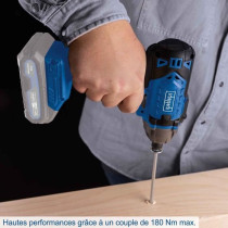 Cordless impact wrench 1/4 - SCHEPPACH - 20V IXES - Torque 180 Nm - wi