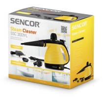 Steam cleaner - SENCOR - SSC 3001YL - 1000 W - 350 ml - Yellow