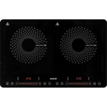 Induction hob - SENCOR - SCP 4501BK - 3400 W - 2 burners - Ultra thin