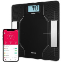 Connected bathroom scale - SENCOR - SBS 8002BK - Black