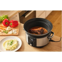 Slow cooker - SENCOR - SPR 5520SS - 5.5 L - Grey / Black