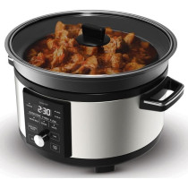 Slow cooker - SENCOR - SPR 5520SS - 5.5 L - Grey / Black