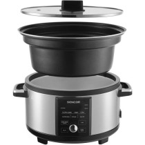 Slow cooker - SENCOR - SPR 5520SS - 5.5 L - Grey / Black