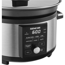Slow cooker - SENCOR - SPR 5520SS - 5.5 L - Grey / Black