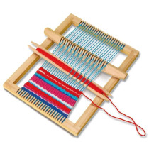 SES CREATIVE Weaving Set - With yarns of different colors