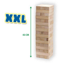 XXL Tumbling Tower - Skill game - SES CREATIVE - XXL version for outdo