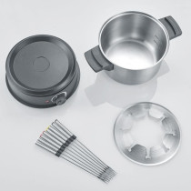 Severin FO2473 Electric Fondue 8 people with removable stainless steel