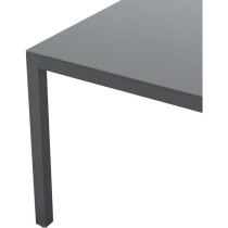 Table de jardin 6 personnes - Structure aluminium - Plateau verre trem