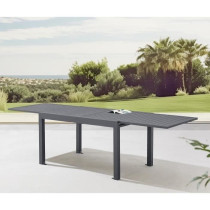 Table de jardin extensible rectangulaire 6 a 10 personnes - Structure