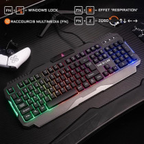 THE G-LAB COMBO HELIUM Keyboard FR Backlit Performance + Comfort Mouse