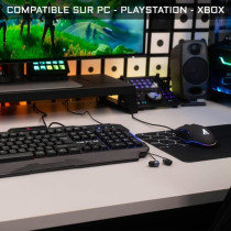 THE G-LAB COMBO HELIUM Keyboard FR Backlit Performance + Comfort Mouse