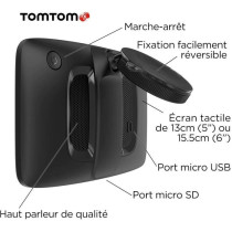 TOMTOM GPS GO Classic 5 - Updates via Wi-Fi, Europe map 49 countries,