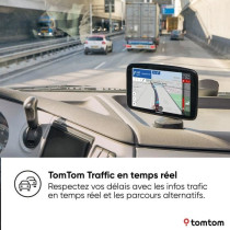 Heavy goods vehicle GPS - TOM TOM - GO Expert Plus - HD 6 screen - Lar