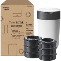 TOMMEE TIPPEE Starter Pack Twist & click White tray + 6 FFP refills