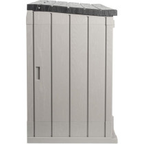 Coffre de jardin STORER PLUS XL - Résine - Capacité 1270L - Taupe et