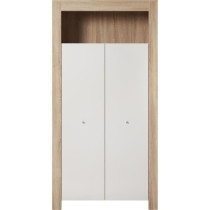 Chambre bébé trio PIA - Lit 70x140 cm + Commode a langer 2 portes +