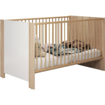 Chambre bébé trio PIA - Lit 70x140 cm + Commode a langer 2 portes +