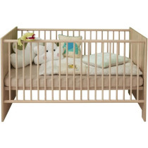 Chambre bébé Duo : Lit 70 x 140 cm + Commode a langer OLIVIA - Chene