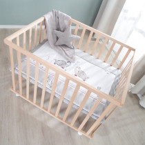 Baby Playpen on Wheels - ROBA - Jumbotwins - Height Adjustable - Playp