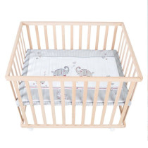 Baby Playpen on Wheels - ROBA - Jumbotwins - Height Adjustable - Playp