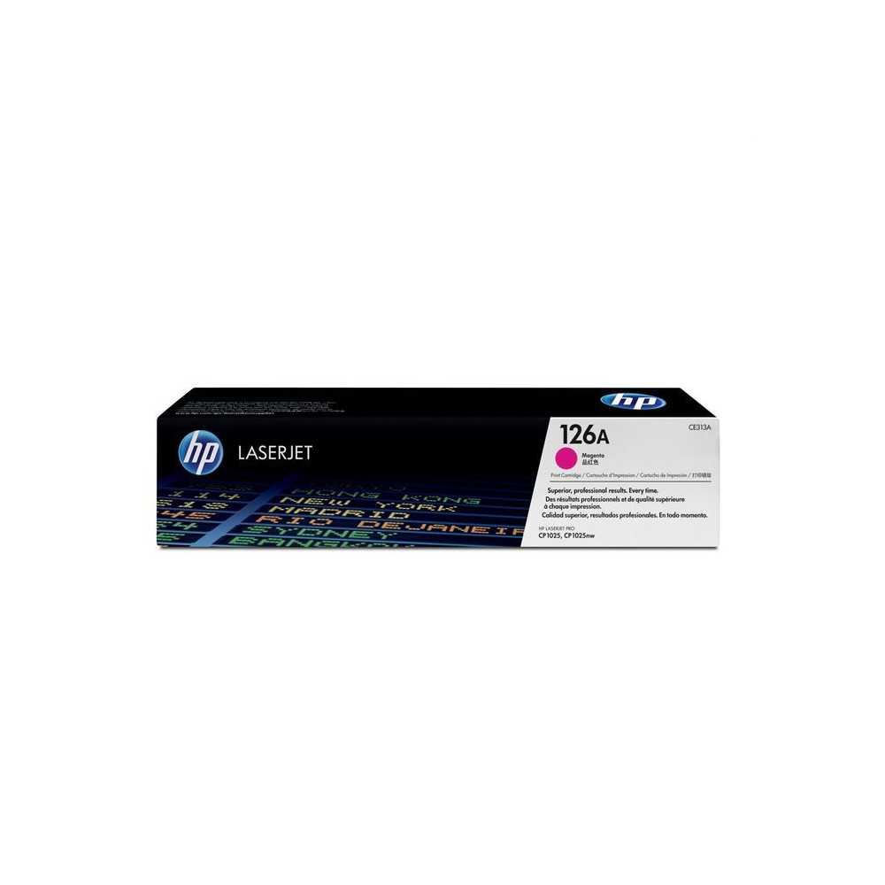 HP 126A Magenta Original Toner Cartridge (CE313A) for HP LaserJet CP10 HP 126A Magenta Original Toner Cartridge (CE313A) for HP LaserJet CP10
