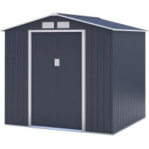 Abri de jardin en métal 4,07 m² - 213 x 191 x 195 cm - MARS - Kit d'