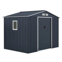 VENUS Abri de jardin en métal 5,29 m² - 277 x 191 x 202 cm - Kit d'